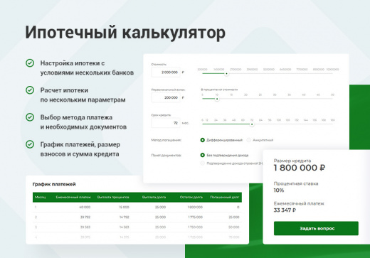Готовый сайт для строительной компании